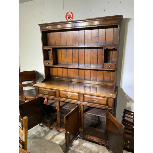 72 - Titchmarsh & Goodwin oak dresser 187H 139W 46D