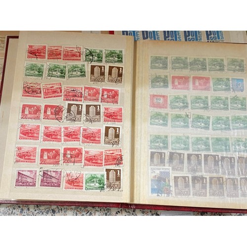 345 - 20 stamp albums of GB stamps and foreign including Poland, Spain, Italy, Bulgaria, USA etc