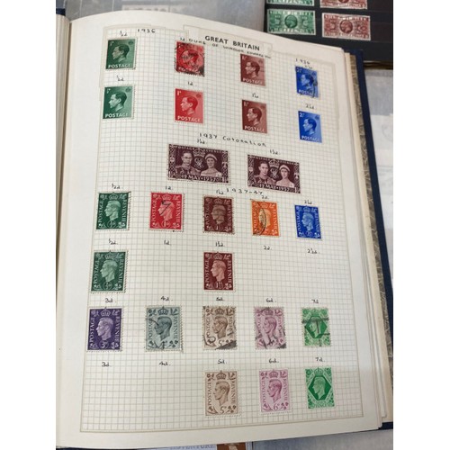 359 - 12 stamp albums and stock books of GB and foreign stamps including Silver Jubilee, Declaration of Ar... 