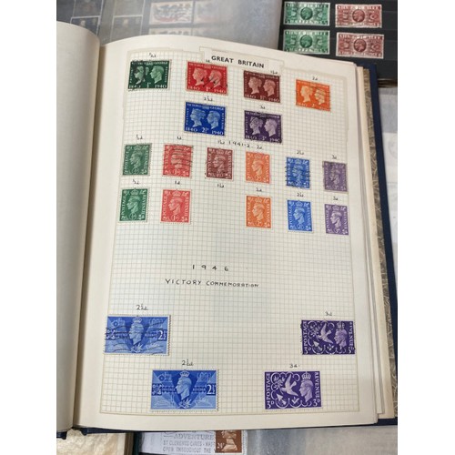 359 - 12 stamp albums and stock books of GB and foreign stamps including Silver Jubilee, Declaration of Ar... 