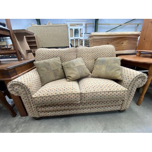 103 - Alston’s Upholstery Ltd settee with scatter cushions 160W