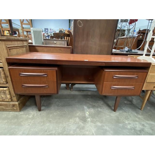 127 - Mid century G Plan teak dressing table 70H 149W 47D