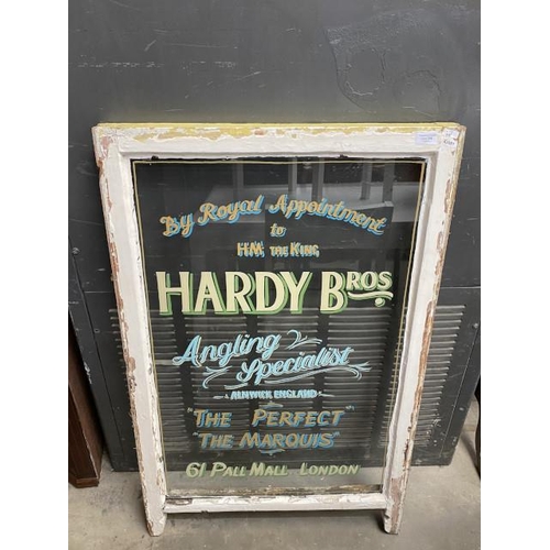 206 - Hardy Bros ‘Angling Specialist’ sash window frame 110H 68W 5D