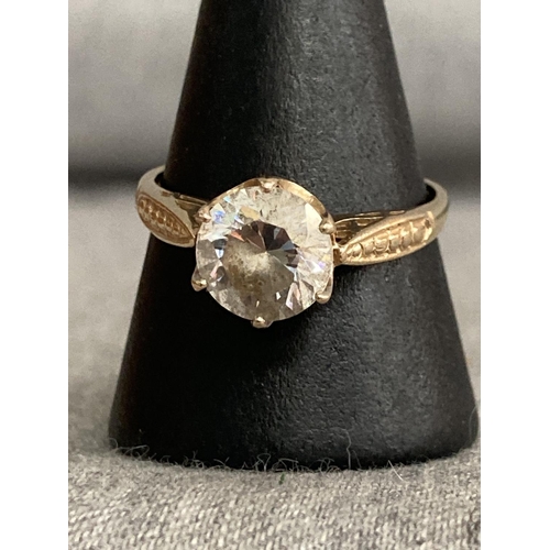 335 - 14ct gold (585) ring 2.9g (size R)