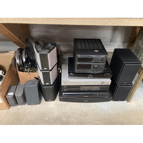 480 - Sony SSV305 speakers, Eltax 10126 speakers, Denon SC-M37 speakers etc, JVC Stereo Receiver CAS60RBK,... 