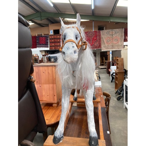 82 - A Kilpresco Product by T Irving Pugh of Spofforth, Harrogate rocking horse 112H 150W 45D