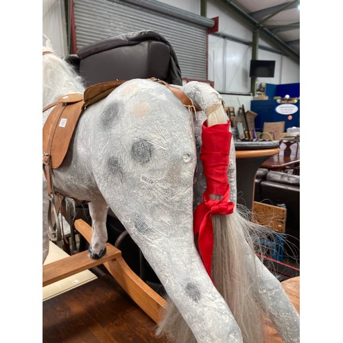 82 - A Kilpresco Product by T Irving Pugh of Spofforth, Harrogate rocking horse 112H 150W 45D