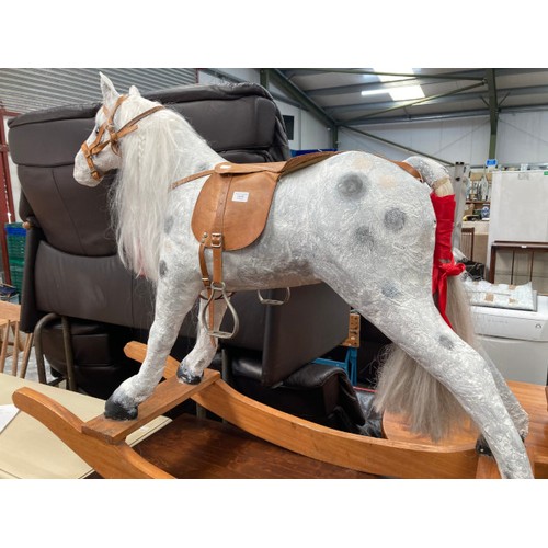 82 - A Kilpresco Product by T Irving Pugh of Spofforth, Harrogate rocking horse 112H 150W 45D