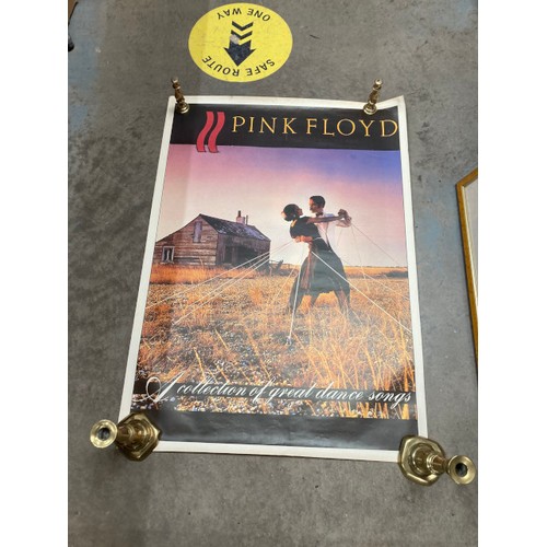 494 - Music posters of Bon Jovi, U2, Pink Floyd 