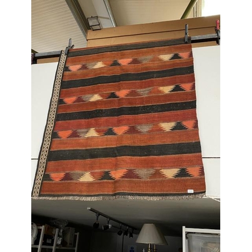 155 - Turkish Kilim rug 135 x 185cm