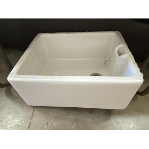 17 - Belfast sink/planter 34H 60W 47D