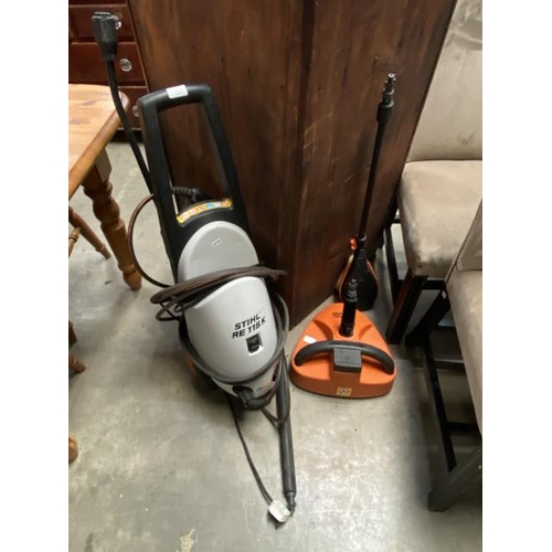 27 - STIHL RE 115 K pressure washer & STIHL RA100