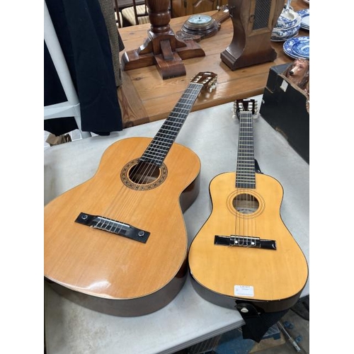 477 - Leonora AG2069A Spanish style guitar and a Palma PJNOFT John Hornby Skewes junior Spanish style guit... 