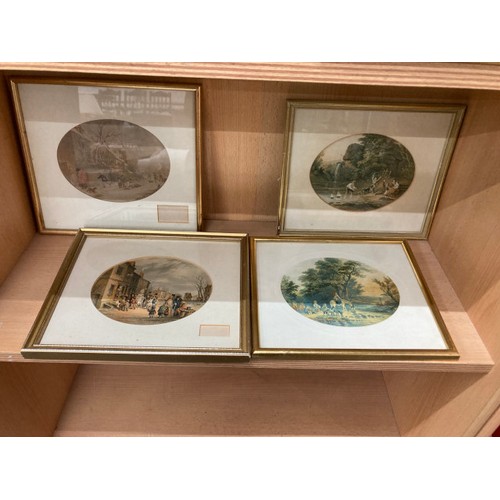 488 - Assorted framed Le Blond prints including The Blackberry Gatherers, The Millstream - Towing The Priz... 