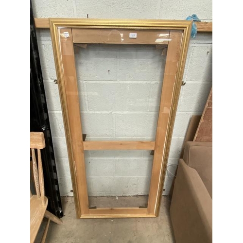 10 - Gilt mirror/picture frame 76 x 156cm