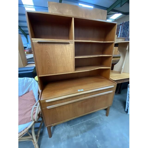 120 - Mid century McIntosh & Co Ltd teak ‘Dunvegan’ high board/sideboard/cocktail cabinet 158H 112W 45D