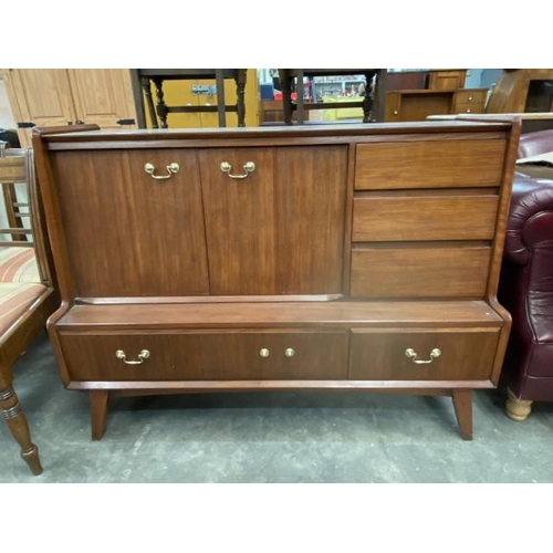 162 - Mid century 'Wrighton Unit Furniture' teak sideboard 93H 122W 51D (Please see additional photos)