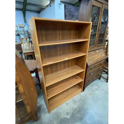 191 - Mid century Jesper International (made in Denmark) teak bookcase 153H 89W 30D