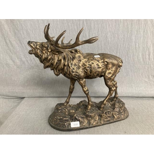 381 - Cast metal Stag 43W 43H