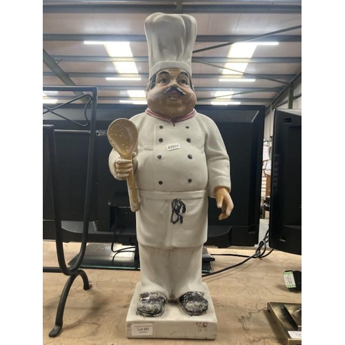 383 - Ceramic chef figurine 60H