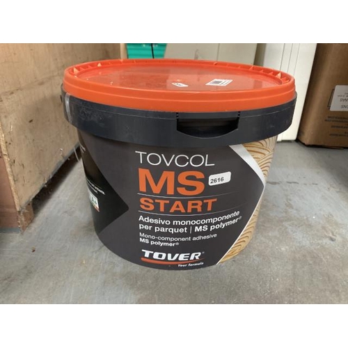 397 - Tub of Tovcol MS start wood floor adhesive 15kg