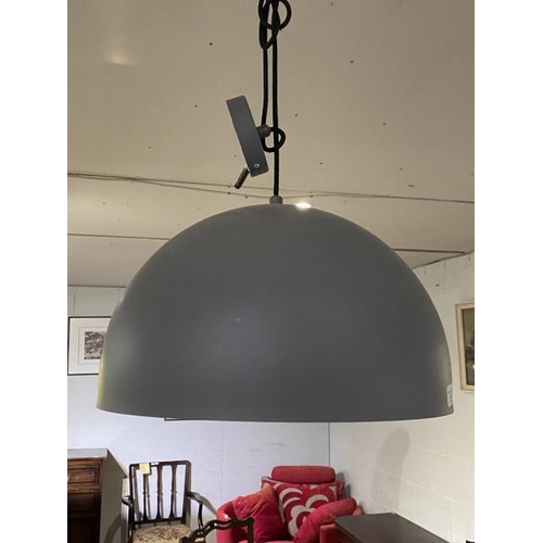 71 - Contemporary grey and copper light fitting