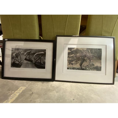 95 - Two framed photo prints with original gallery stamp signed to bottom right Charlie Waite 41 x 54 & 4... 