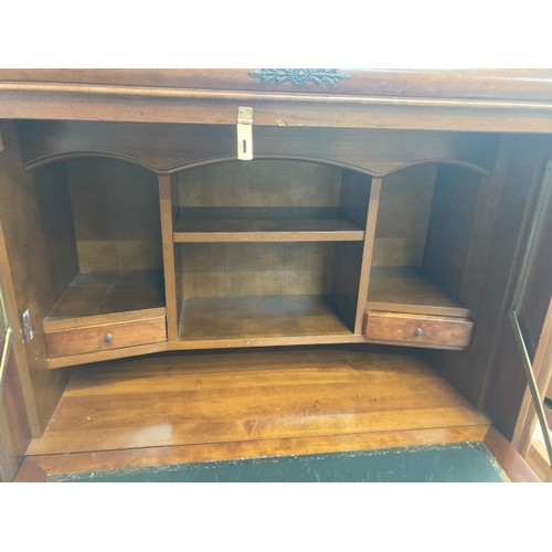 173 - French ‘Exigence’ cherrywood writing bureau/cabinet 140H 96W 43D