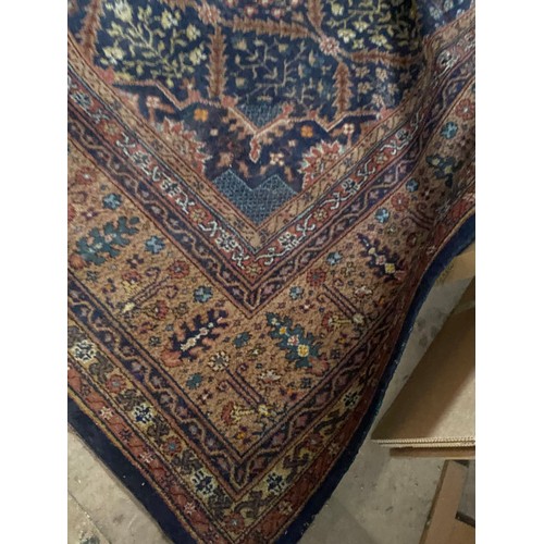 419 - Antique Persian carpet (worn in places/ tears, sold as seen) 390 x 320cm