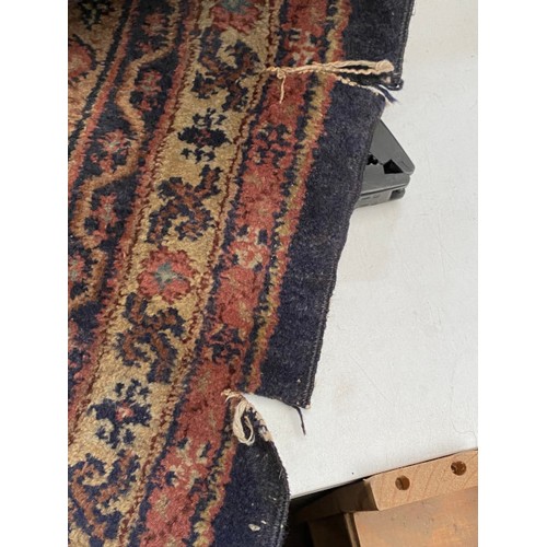 419 - Antique Persian carpet (worn in places/ tears, sold as seen) 390 x 320cm