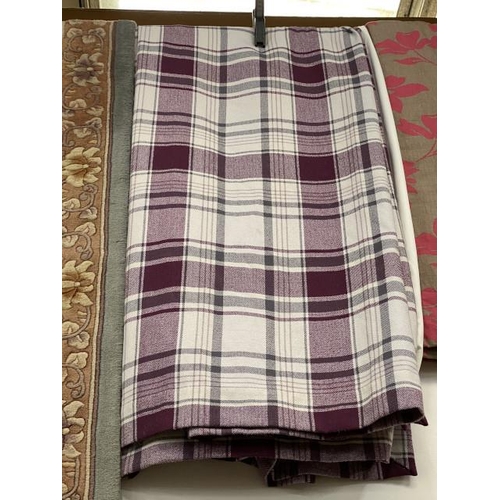 148 - Pair of Julien Charles lined curtains 200w x 230d