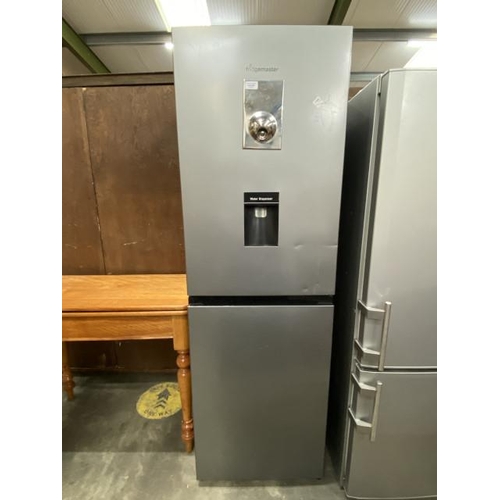 150 - Fridgemaster fridge freezer with water dispenser 175H 55W 55D