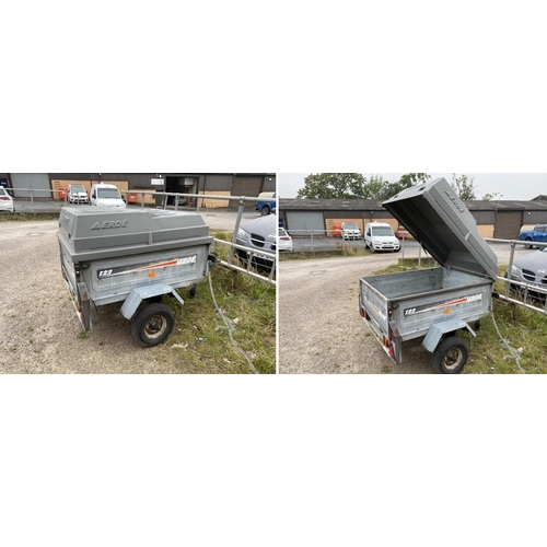 227 - ERDE 122 trailer with cover