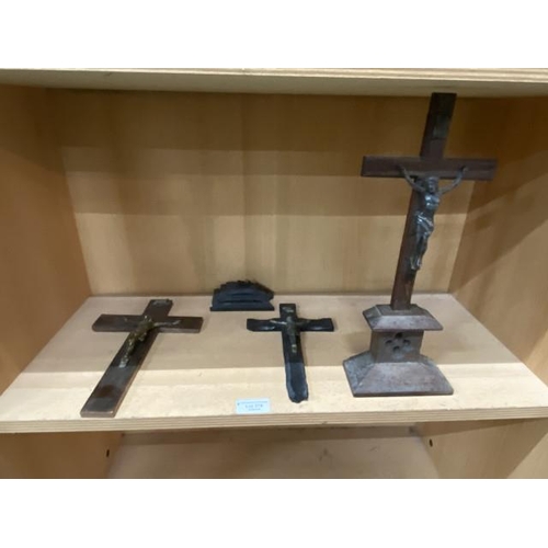 278 - 3 crucifixes (one as found)