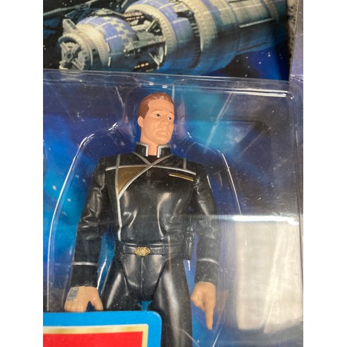 436 - 7 boxed Exclusive Premier Babylon 5 Earth Alliance Space Station action figures & boxed McFarlane To... 