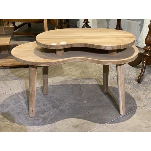 103 - Scandi style oak coffee table 51H 75W 45D