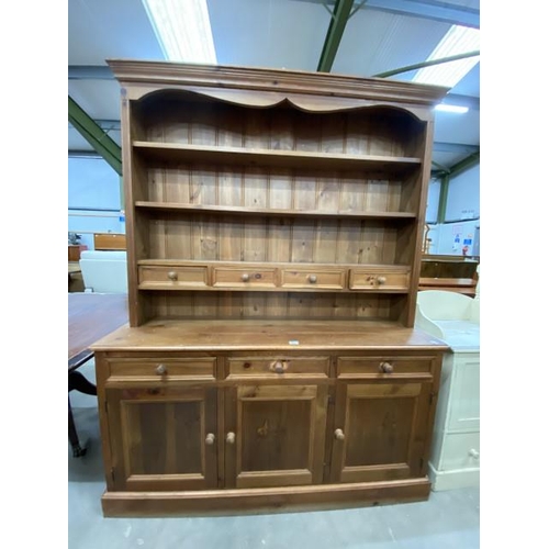 125 - Coach House pine farmhouse dresser 198H 153W 41D