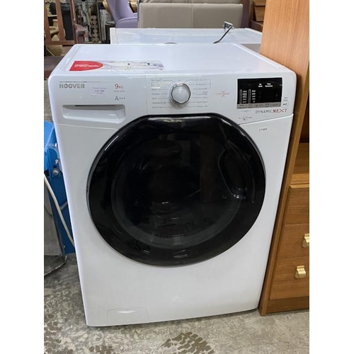 164 - Hoover 9kg 1600RPM Dynamic Next washing machine 60W (requires a new plug)