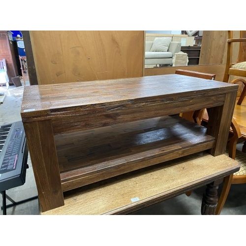 39 - Vietnamese fruitwood coffee table 48H 120W 60D