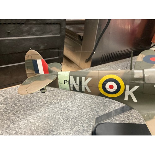 269 - Mosquito MM403 (as found, cockpit canopy missing) 23H 51W 41D and a Bravo Delta Model Spitfire Mk 11... 