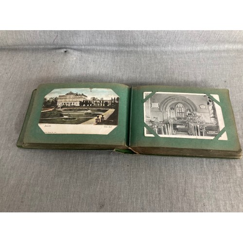 363 - Art Nouveau album of approx. 98 postcards of Cathedrals, church's, coastal scenes, towns etc.