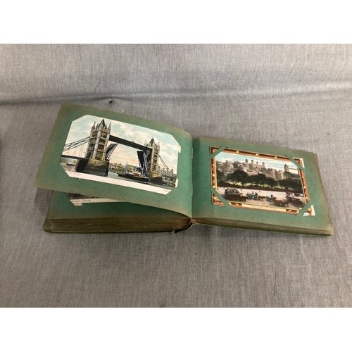 363 - Art Nouveau album of approx. 98 postcards of Cathedrals, church's, coastal scenes, towns etc.