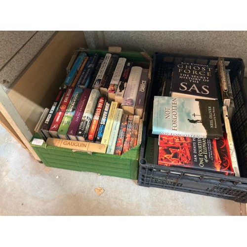 471 - 8 boxes of books mainly with themes of military campaigns, World War II,  aircraft, history, art etc