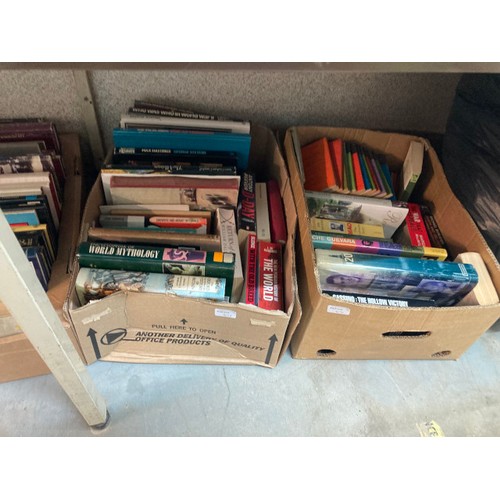 471 - 8 boxes of books mainly with themes of military campaigns, World War II,  aircraft, history, art etc