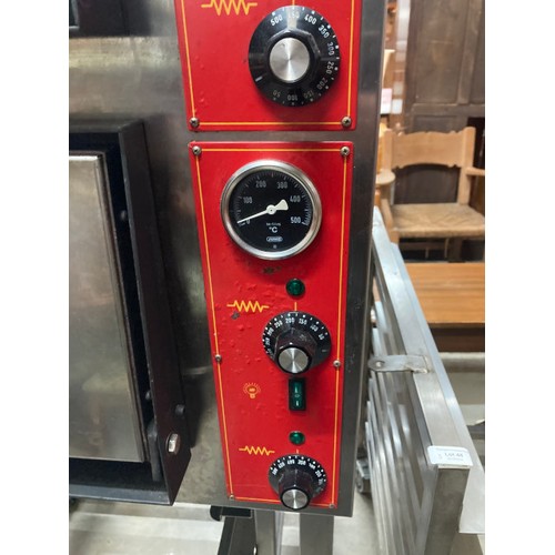 47 - Kitcheneers commercial double electric pizza oven (240V) 163H 89W 83D