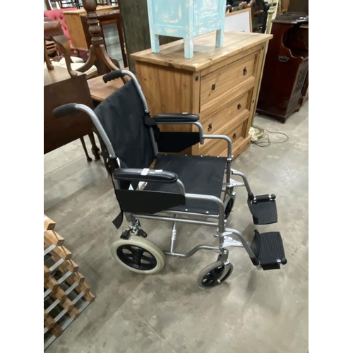 143 - Roma Medical 1100/F folding wheelchair