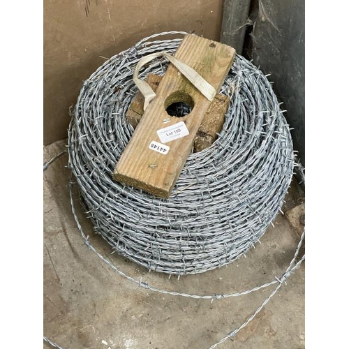 180 - Roll of barbed wire