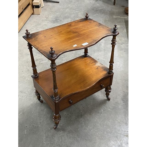 30 - Victorian mahogany lamp table 65H 55W 37D