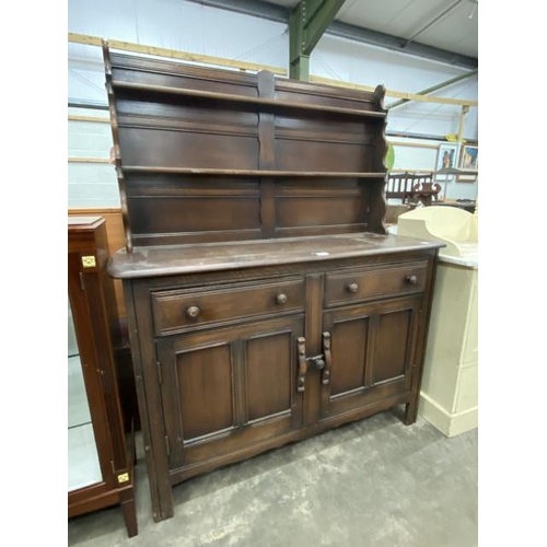 60 - Ercol elm dresser 150H 124W 45D