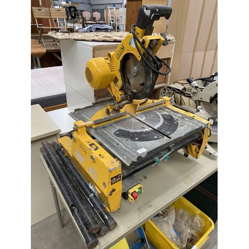 72 - DeWalt DW743 Type 3 combination flip over saw/table saw 100V